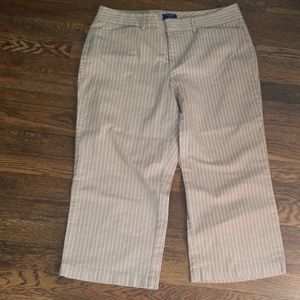 Tan-ish colored Capri Pants